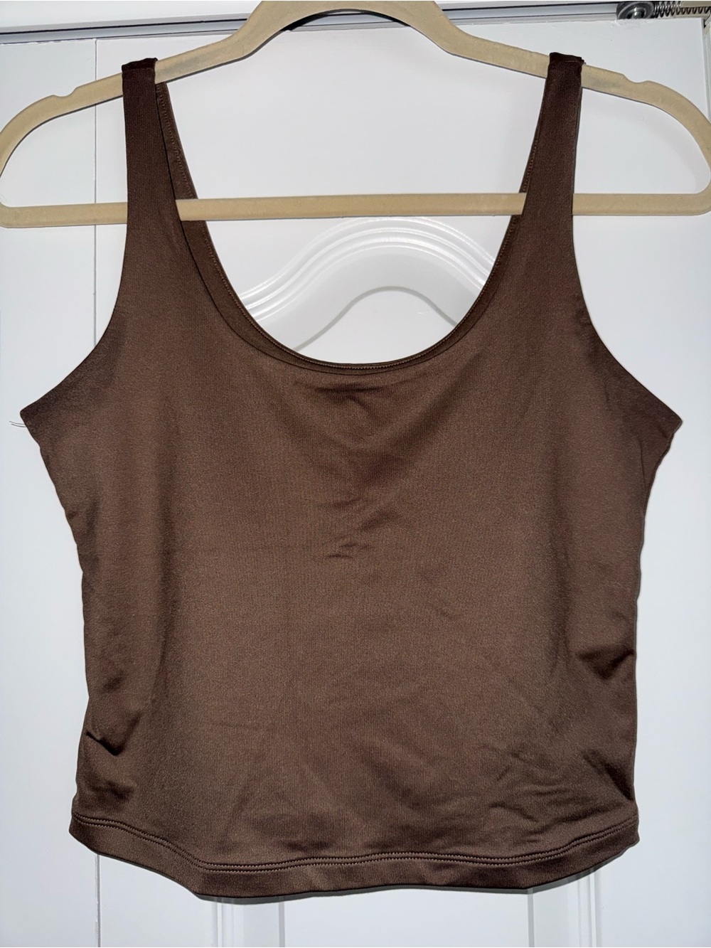 Abercrombie Soft Collection Cropped Tank - Brown